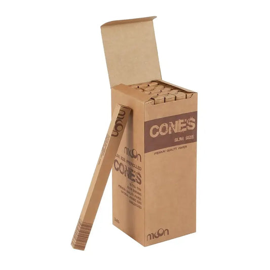 MOON Cones Slim Size ungebleicht