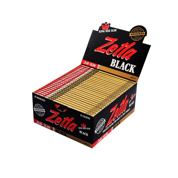 Zetla Zigarettenpapier, schwarz, King Size Slim